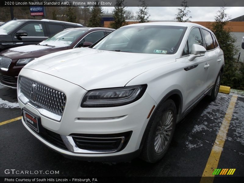 Pristine White / Ebony 2020 Lincoln Nautilus Standard AWD