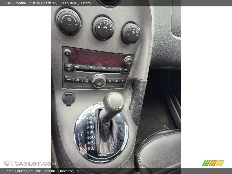 Deep Blue / Ebony 2007 Pontiac Solstice Roadster
