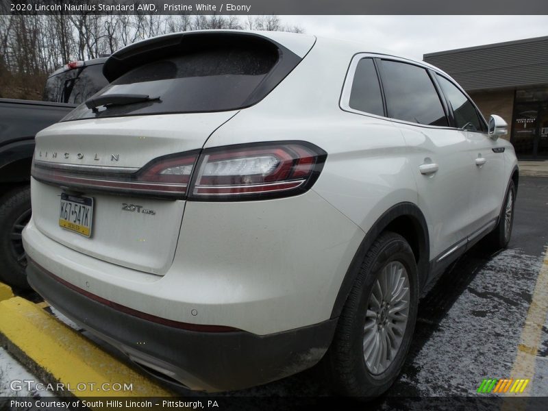 Pristine White / Ebony 2020 Lincoln Nautilus Standard AWD