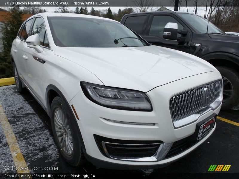 Pristine White / Ebony 2020 Lincoln Nautilus Standard AWD