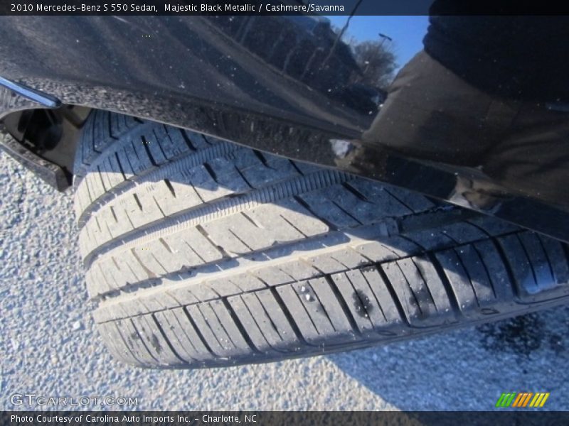 Majestic Black Metallic / Cashmere/Savanna 2010 Mercedes-Benz S 550 Sedan