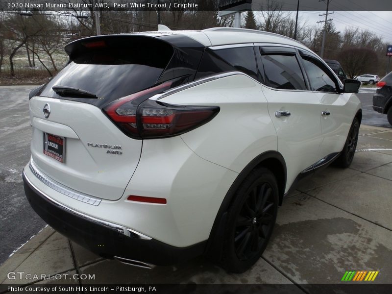 Pearl White Tricoat / Graphite 2020 Nissan Murano Platinum AWD