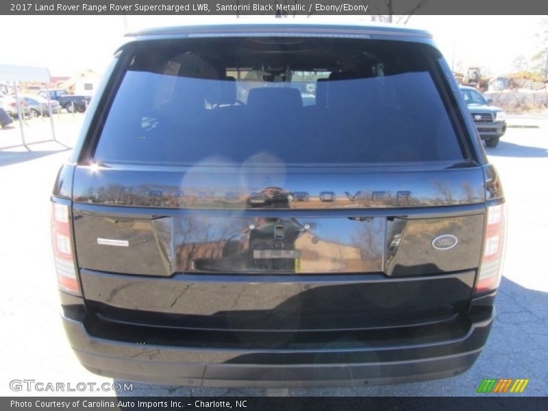 Santorini Black Metallic / Ebony/Ebony 2017 Land Rover Range Rover Supercharged LWB