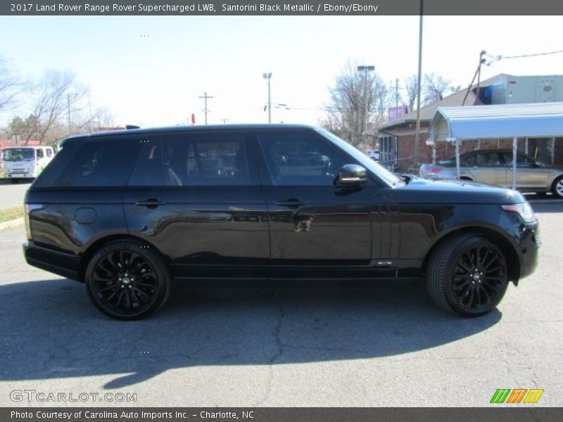 Santorini Black Metallic / Ebony/Ebony 2017 Land Rover Range Rover Supercharged LWB