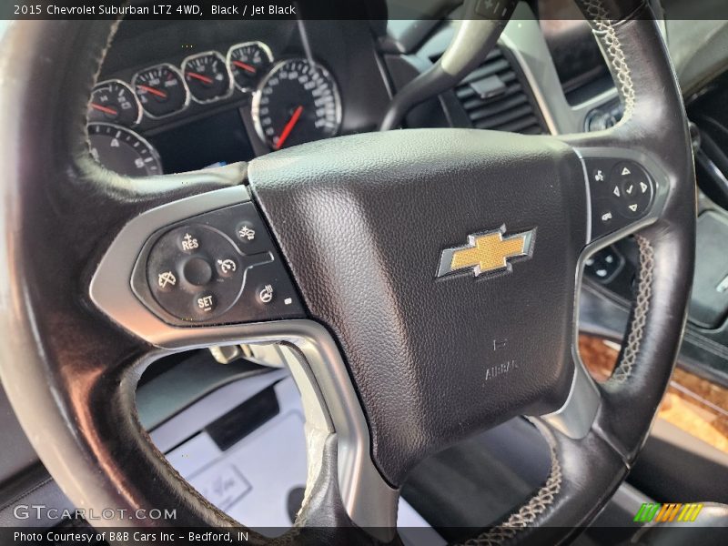 Black / Jet Black 2015 Chevrolet Suburban LTZ 4WD