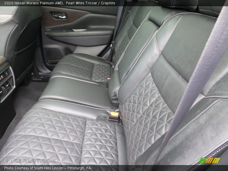 Rear Seat of 2020 Murano Platinum AWD