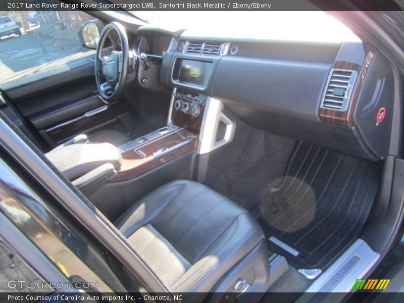 Santorini Black Metallic / Ebony/Ebony 2017 Land Rover Range Rover Supercharged LWB