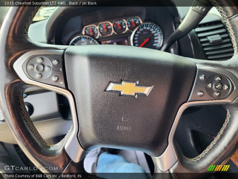 Black / Jet Black 2015 Chevrolet Suburban LTZ 4WD