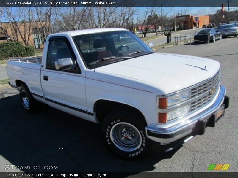 Front 3/4 View of 1992 C/K C1500 Extended Cab