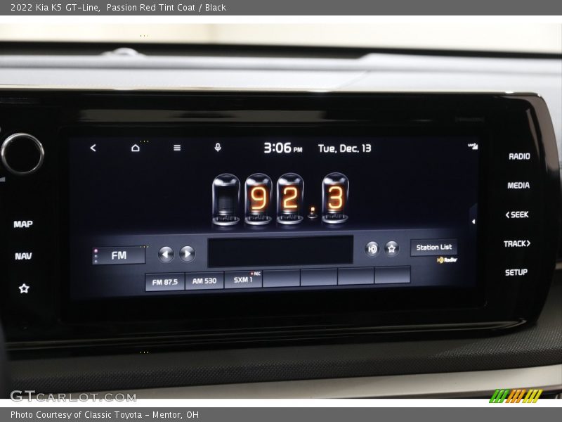 Controls of 2022 K5 GT-Line