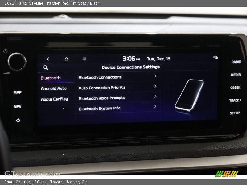 Passion Red Tint Coat / Black 2022 Kia K5 GT-Line