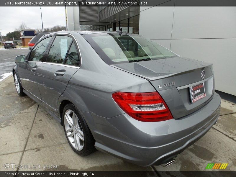 Palladium Silver Metallic / Almond Beige 2013 Mercedes-Benz C 300 4Matic Sport