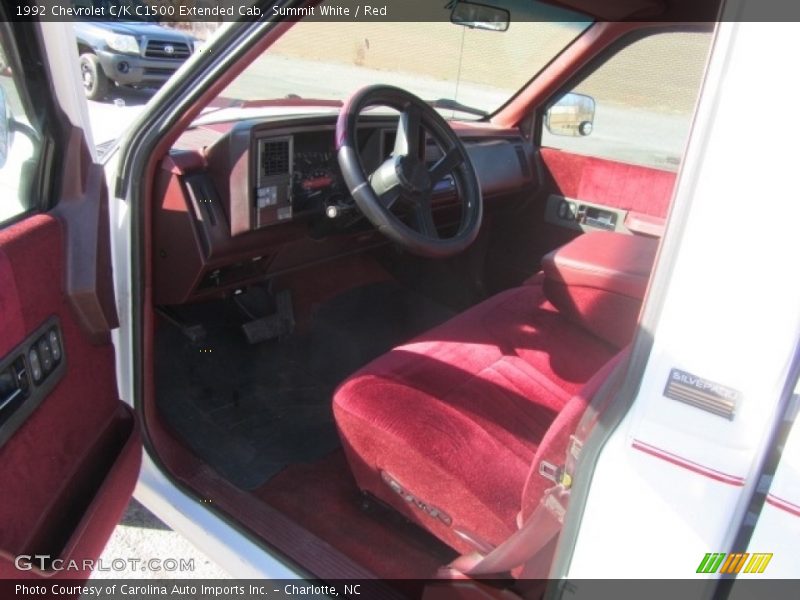 Front Seat of 1992 C/K C1500 Extended Cab