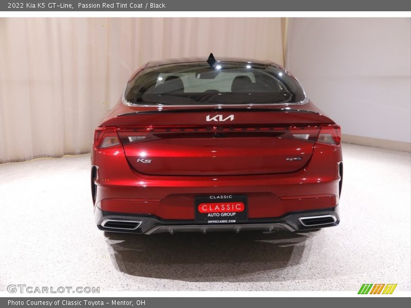 Passion Red Tint Coat / Black 2022 Kia K5 GT-Line