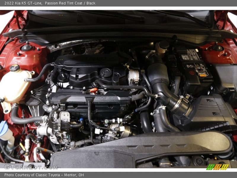 Passion Red Tint Coat / Black 2022 Kia K5 GT-Line