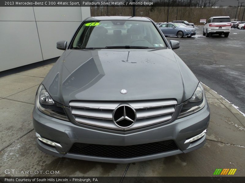 Palladium Silver Metallic / Almond Beige 2013 Mercedes-Benz C 300 4Matic Sport