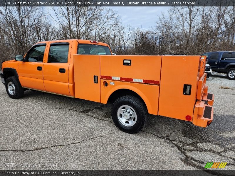 Custom Orange Metallic / Dark Charcoal 2006 Chevrolet Silverado 2500HD Work Truck Crew Cab 4x4 Chassis