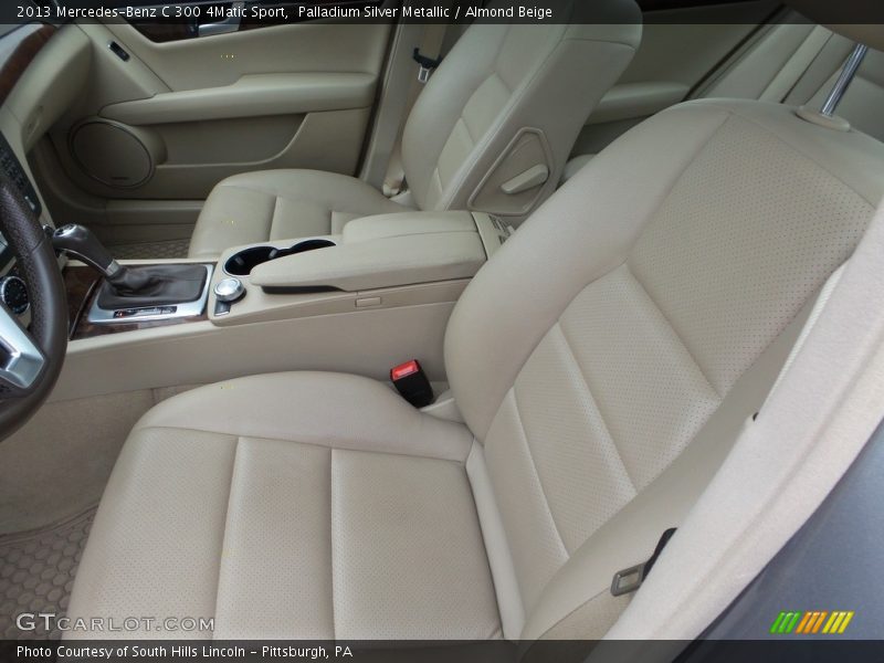 Palladium Silver Metallic / Almond Beige 2013 Mercedes-Benz C 300 4Matic Sport