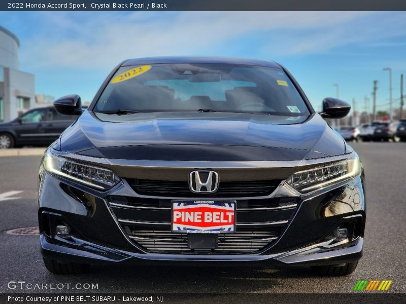 Crystal Black Pearl / Black 2022 Honda Accord Sport