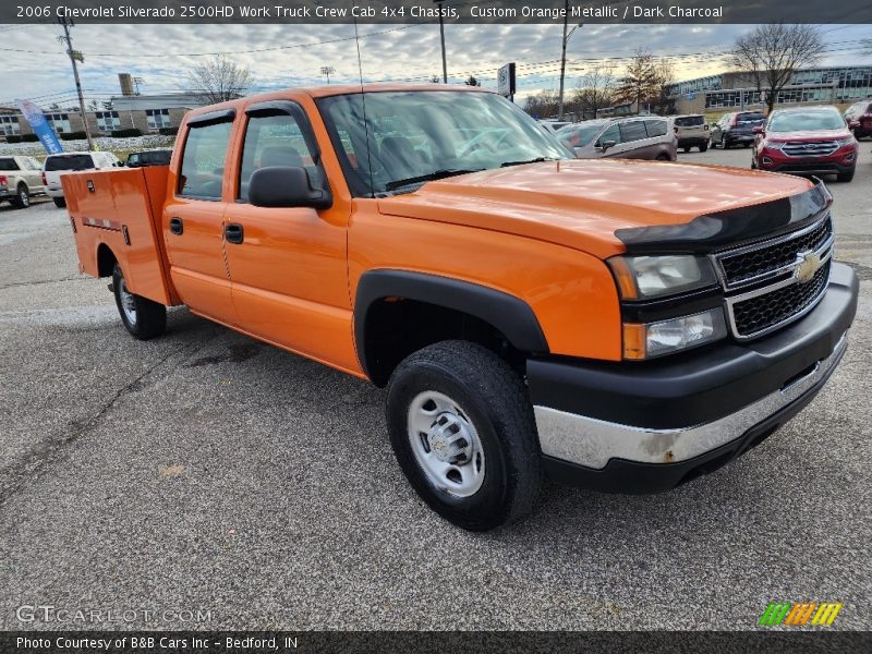 Front 3/4 View of 2006 Silverado 2500HD Work Truck Crew Cab 4x4 Chassis