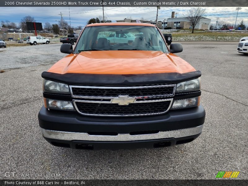 Custom Orange Metallic / Dark Charcoal 2006 Chevrolet Silverado 2500HD Work Truck Crew Cab 4x4 Chassis