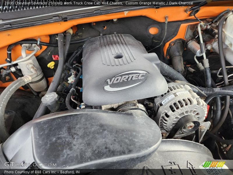 Custom Orange Metallic / Dark Charcoal 2006 Chevrolet Silverado 2500HD Work Truck Crew Cab 4x4 Chassis