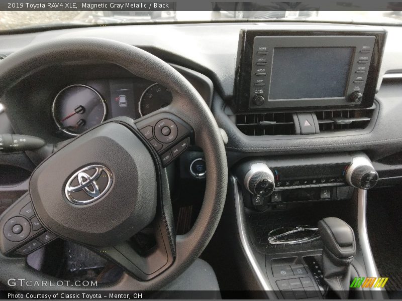Magnetic Gray Metallic / Black 2019 Toyota RAV4 XLE