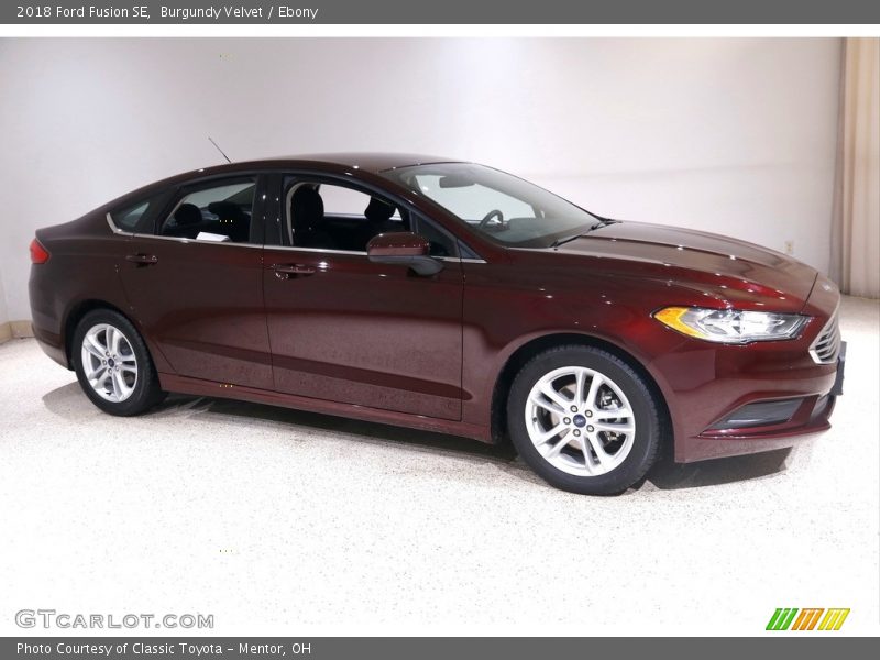 Burgundy Velvet / Ebony 2018 Ford Fusion SE