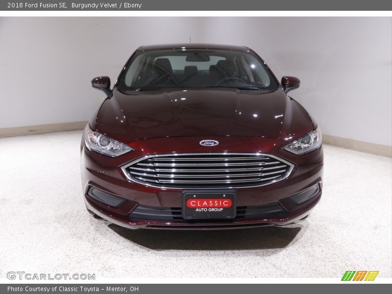 Burgundy Velvet / Ebony 2018 Ford Fusion SE