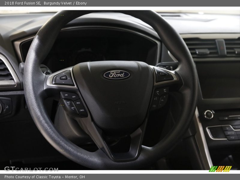 Burgundy Velvet / Ebony 2018 Ford Fusion SE