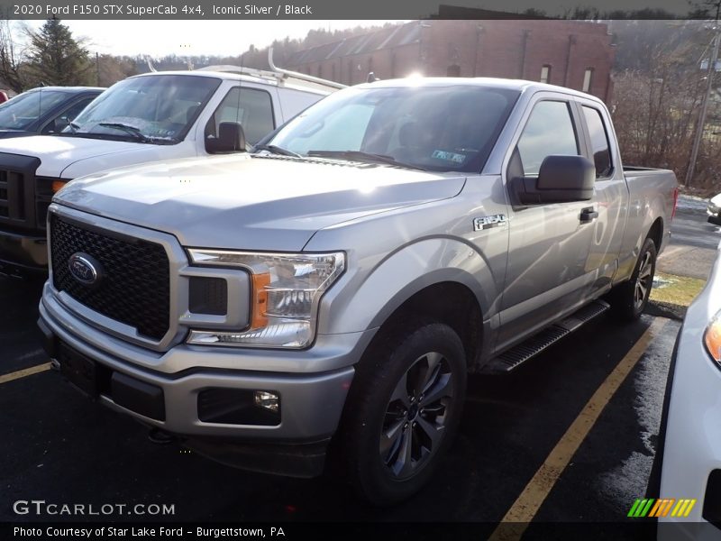 Iconic Silver / Black 2020 Ford F150 STX SuperCab 4x4