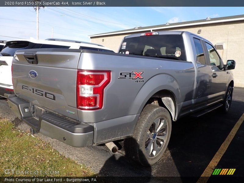 Iconic Silver / Black 2020 Ford F150 STX SuperCab 4x4