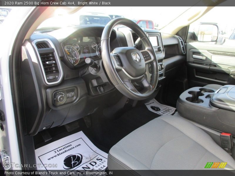 Bright White / Black 2020 Ram 2500 Big Horn Crew Cab 4x4