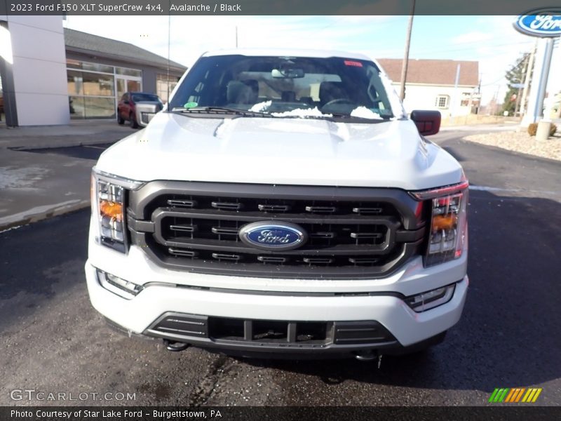 Avalanche / Black 2023 Ford F150 XLT SuperCrew 4x4