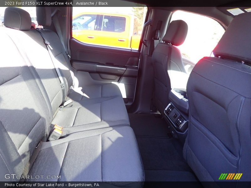 Rear Seat of 2023 F150 XLT SuperCrew 4x4