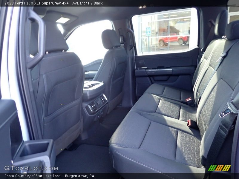 Rear Seat of 2023 F150 XLT SuperCrew 4x4