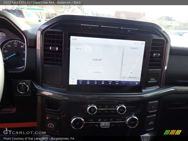 Controls of 2023 F150 XLT SuperCrew 4x4