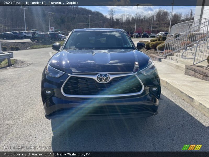 Blueprint / Graphite 2023 Toyota Highlander LE