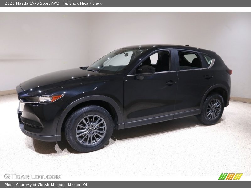 Jet Black Mica / Black 2020 Mazda CX-5 Sport AWD