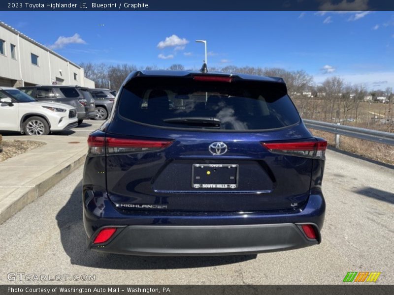 Blueprint / Graphite 2023 Toyota Highlander LE