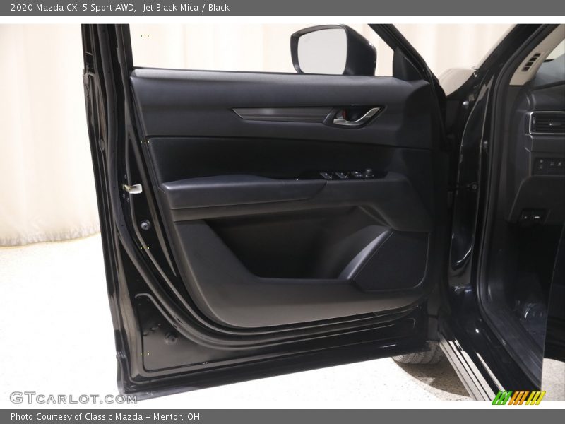 Jet Black Mica / Black 2020 Mazda CX-5 Sport AWD