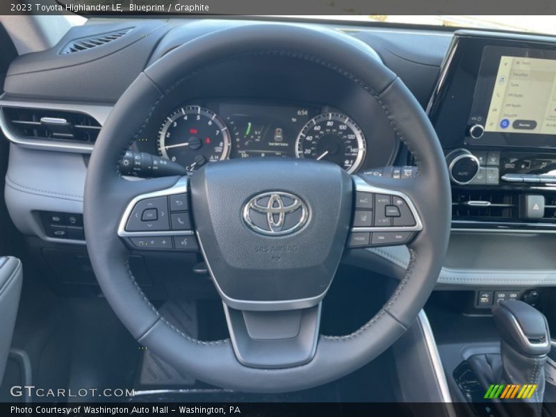  2023 Highlander LE Steering Wheel