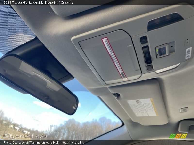 Blueprint / Graphite 2023 Toyota Highlander LE