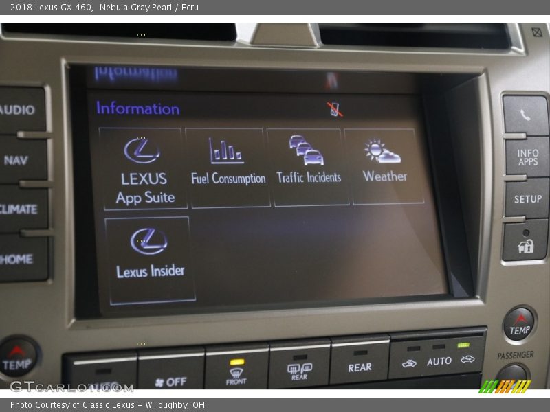 Nebula Gray Pearl / Ecru 2018 Lexus GX 460