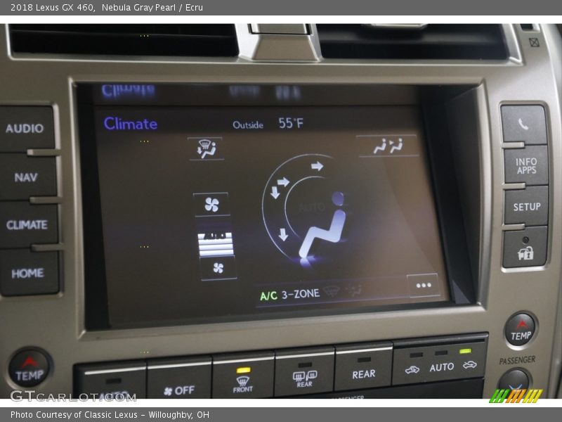 Nebula Gray Pearl / Ecru 2018 Lexus GX 460