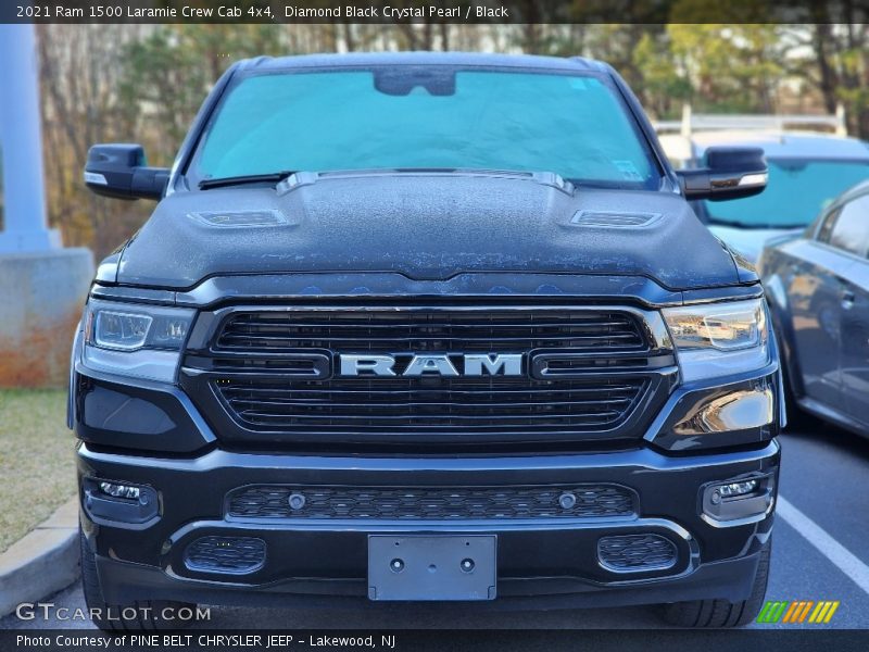 Diamond Black Crystal Pearl / Black 2021 Ram 1500 Laramie Crew Cab 4x4