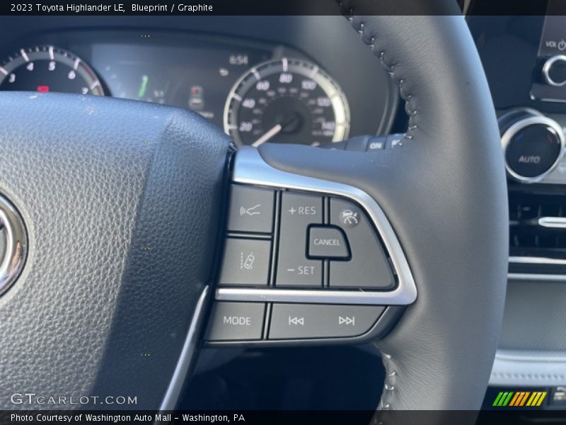  2023 Highlander LE Steering Wheel