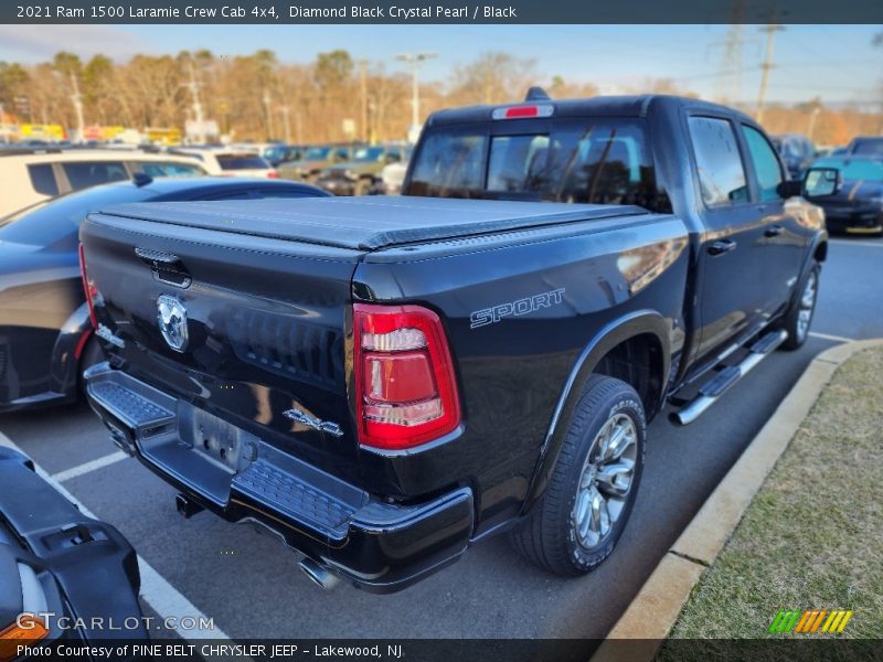 Diamond Black Crystal Pearl / Black 2021 Ram 1500 Laramie Crew Cab 4x4