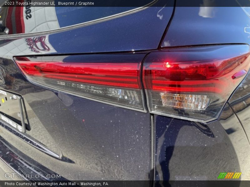 Blueprint / Graphite 2023 Toyota Highlander LE