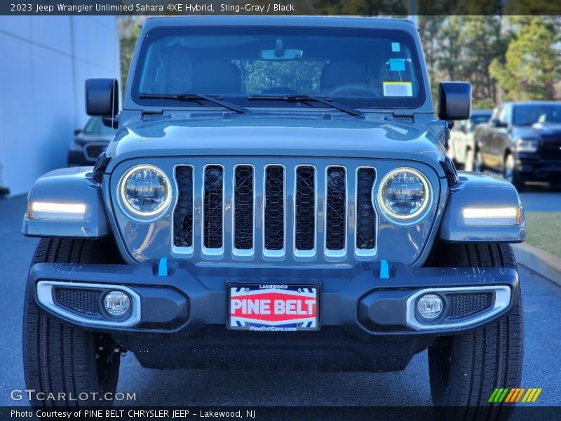 Sting-Gray / Black 2023 Jeep Wrangler Unlimited Sahara 4XE Hybrid